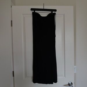 Free People Black Maxi Skirt